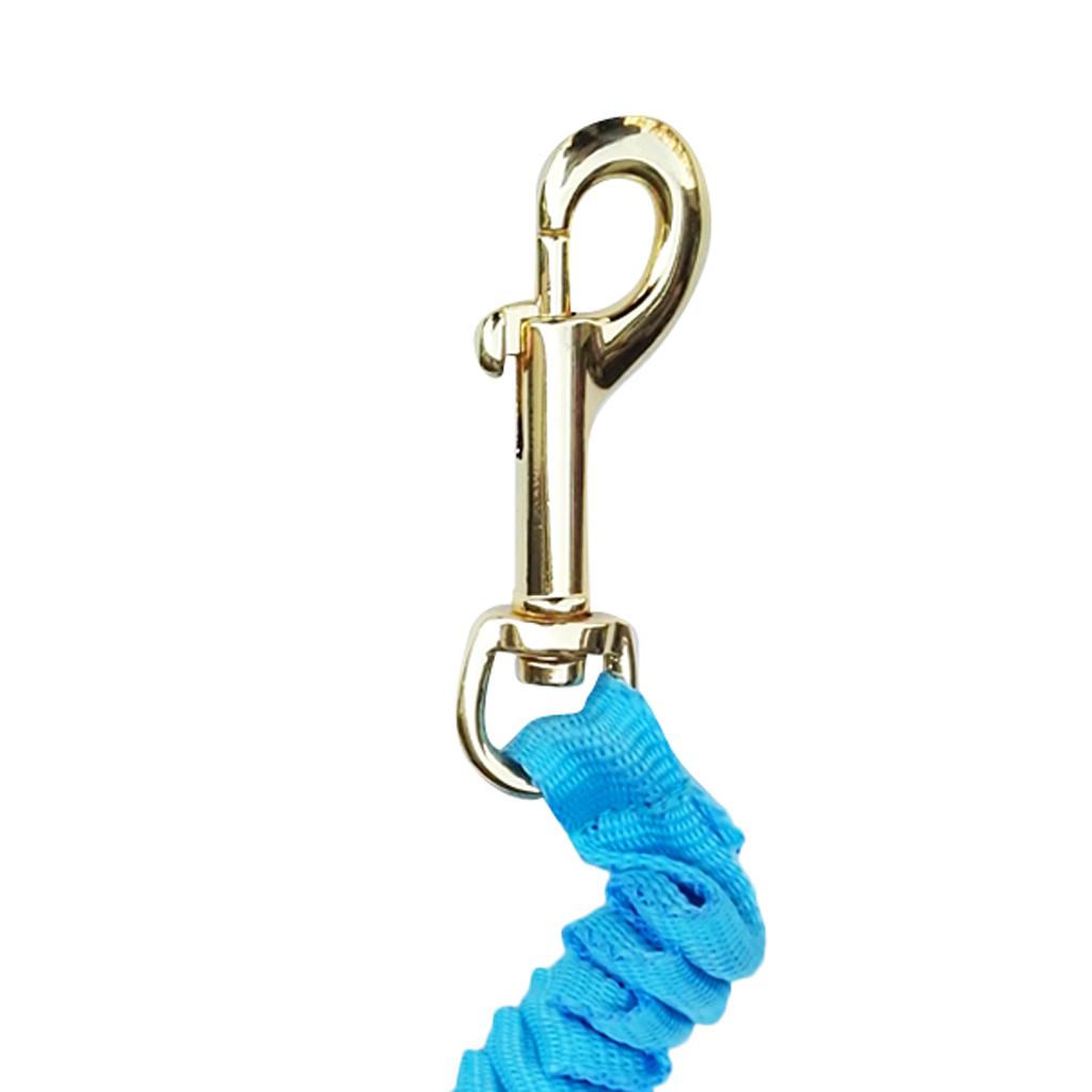 Paddle Leash Fishing Rod Safety Cord Tether Hook for Kayak Canoe Boat Blue
