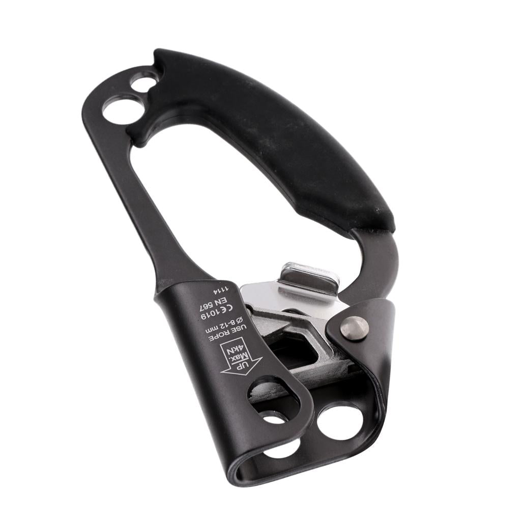 Outdoor Rock Tree Climbing Caving Left Hand Ascender for 8-12 mm Rope 