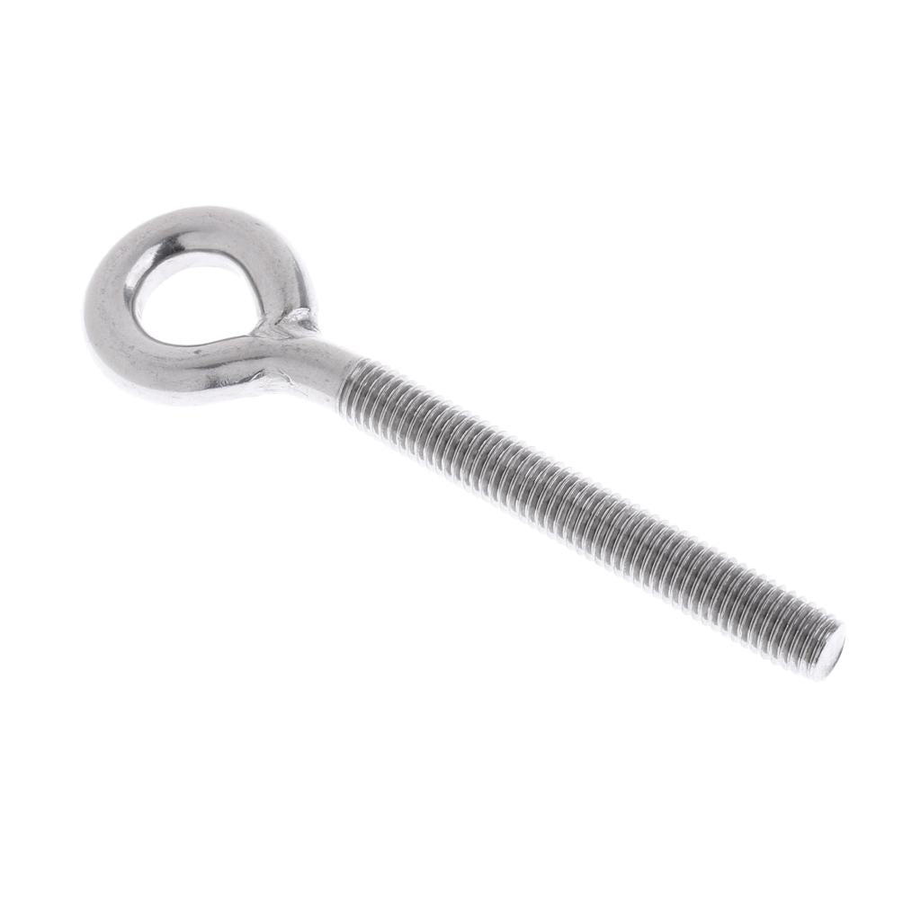 Stainless Steel Eyebolt Longshank Long Thread Welded Eye Bolt Hardware M12