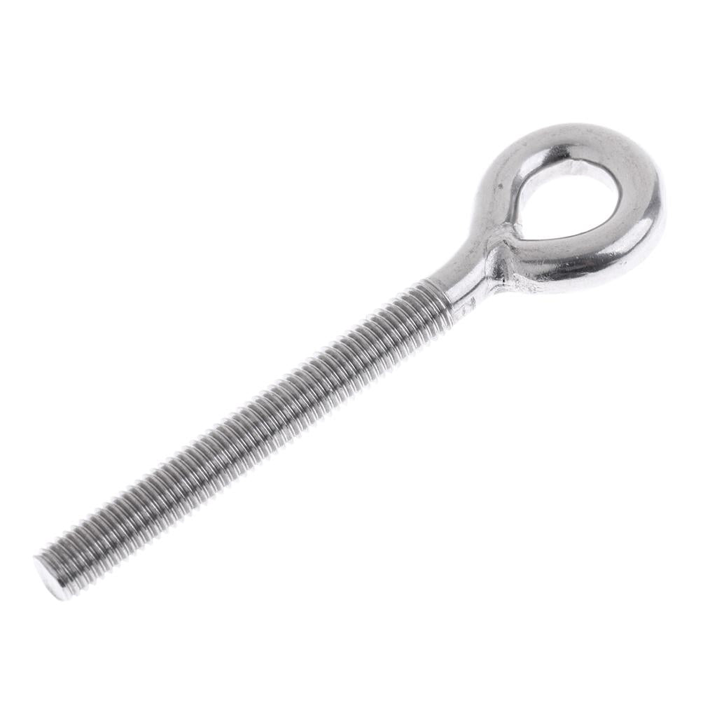 Stainless Steel Eyebolt Longshank Long Thread Welded Eye Bolt Hardware M12