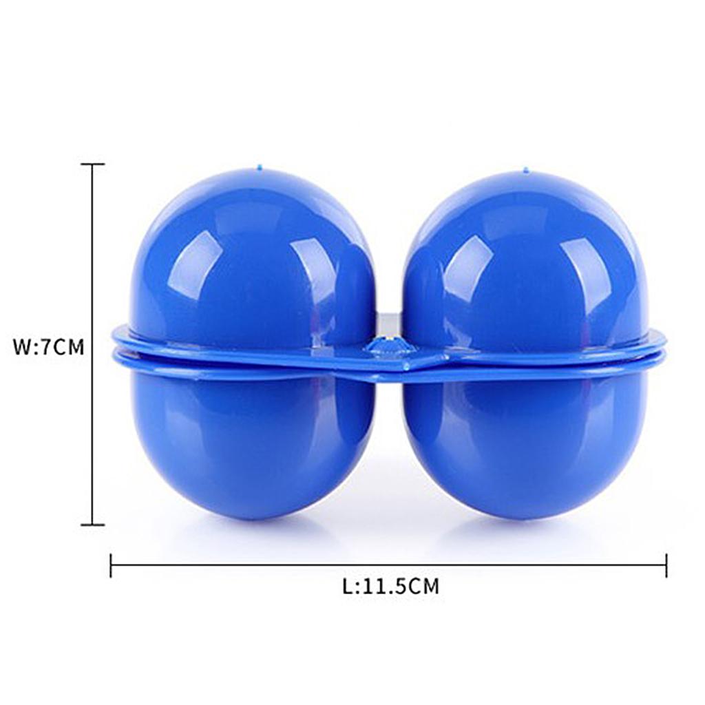 Portable Folding Outdoor Camping Hiking Picnic Egg Storage Container Orange