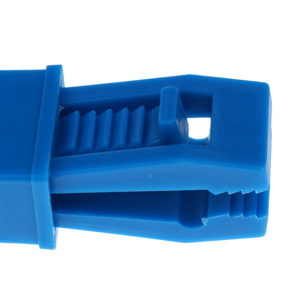 5 Pieces Camping Tent Awning Tarp Clamp Clips Snap Hanger Fastener Blue
