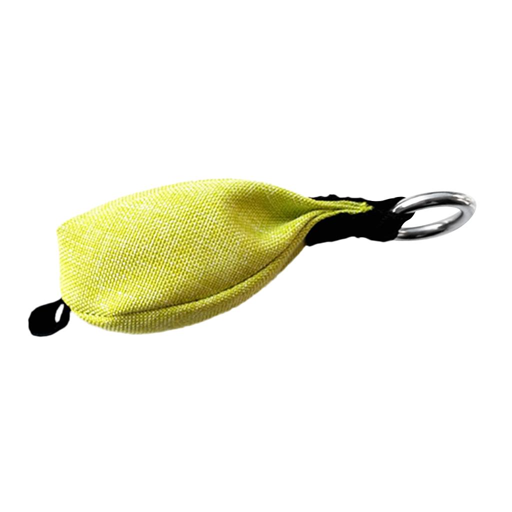 400g /14 oz Rock Climbing Throw Weight Bag Tree Arborist Rigging Fruit Green