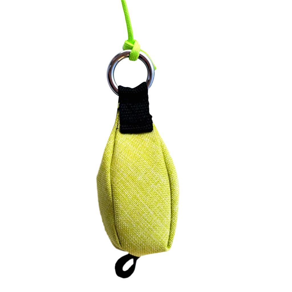 400g /14 oz Rock Climbing Throw Weight Bag Tree Arborist Rigging Fruit Green