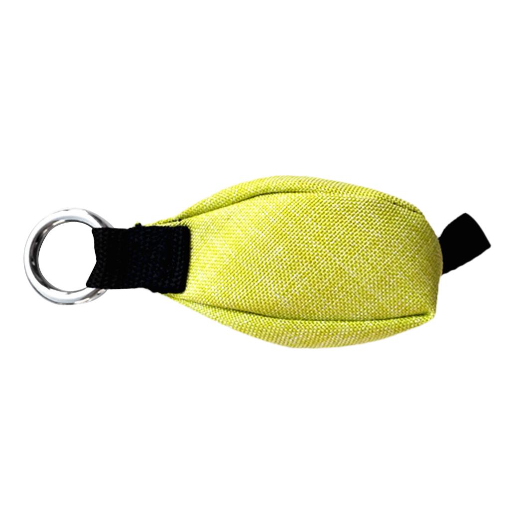 400g /14 oz Rock Climbing Throw Weight Bag Tree Arborist Rigging Fruit Green