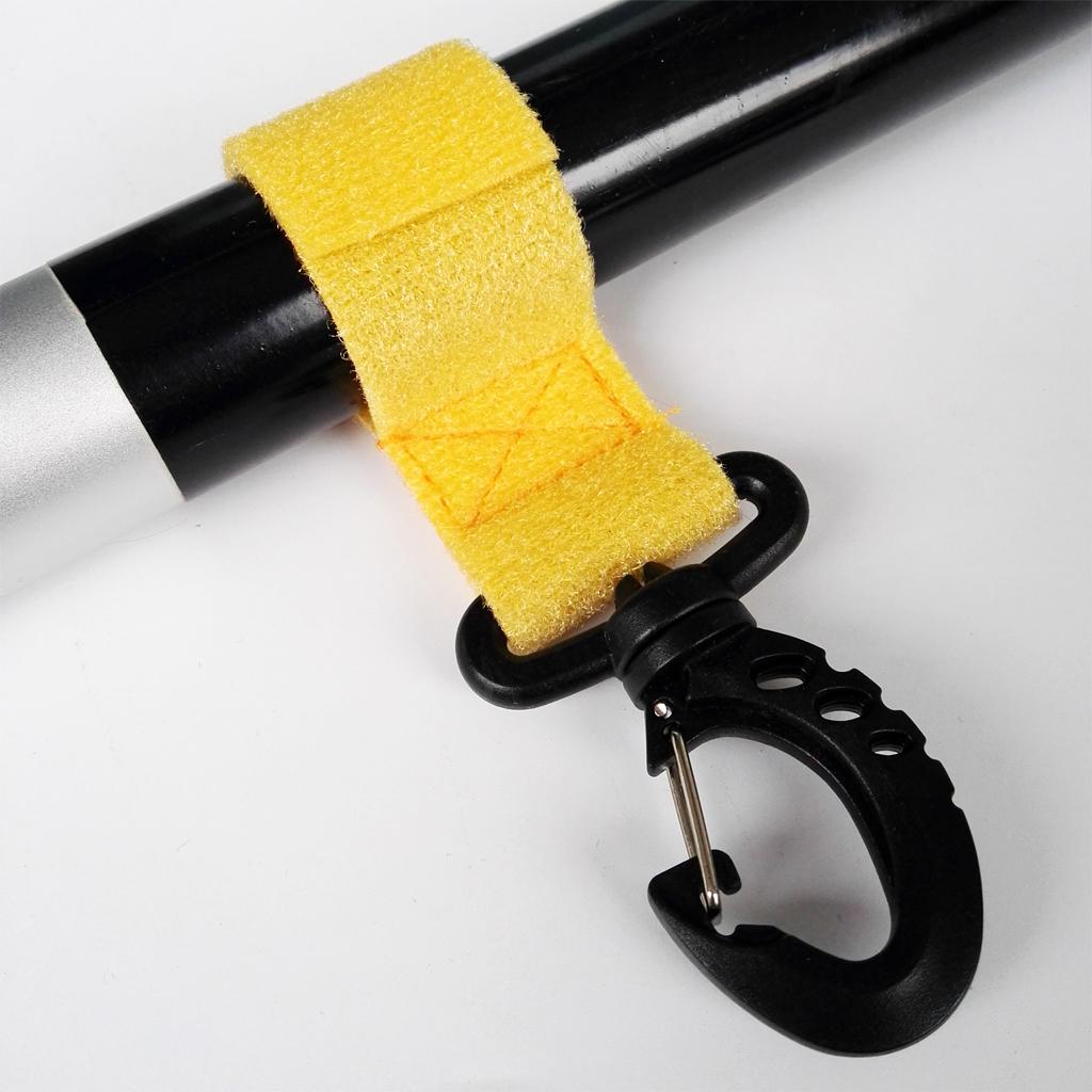 2 Pieces Kayak Paddle Clips Paddle Holder Paddle Keeper No Drilling Yellow