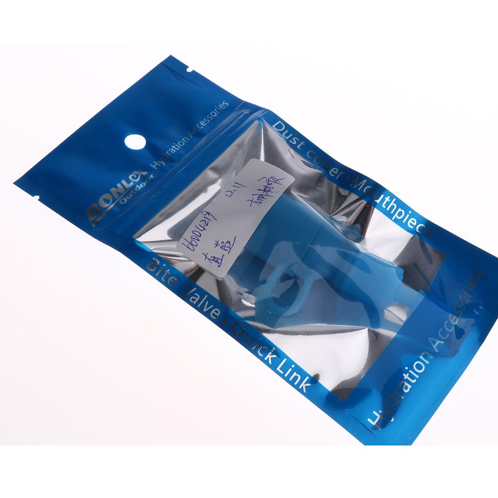 Silicone Sport Water Bag Hydration Pack Bite Valve Nozzle Bladder Blue