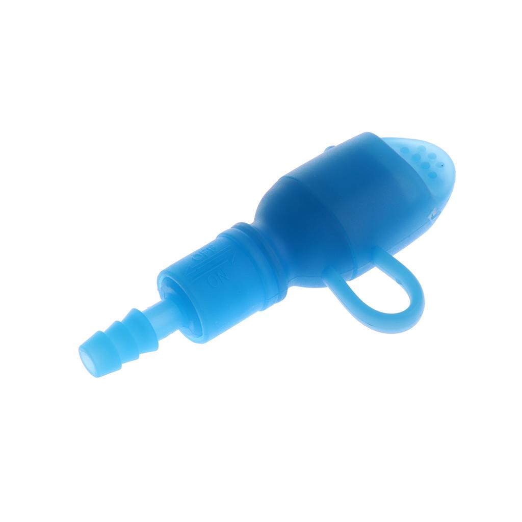 Silicone Sport Water Bag Hydration Pack Bite Valve Nozzle Bladder Blue