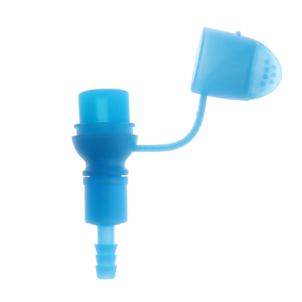 Silicone Sport Water Bag Hydration Pack Bite Valve Nozzle Bladder Blue