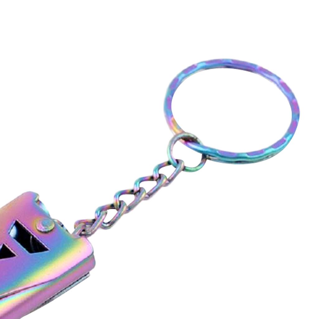 Double Pipe High Decibel Outdoor Camping Survival Emergency Whistle Colorful