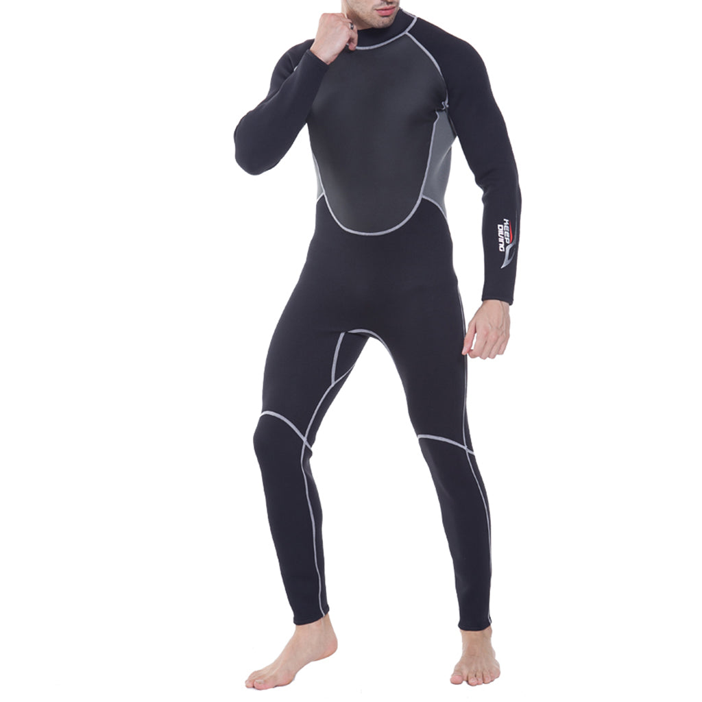Stretchy Warm 3mm Neoprene Mens Full Body Wetsuit Dive Scuba Snorkeling 2XL