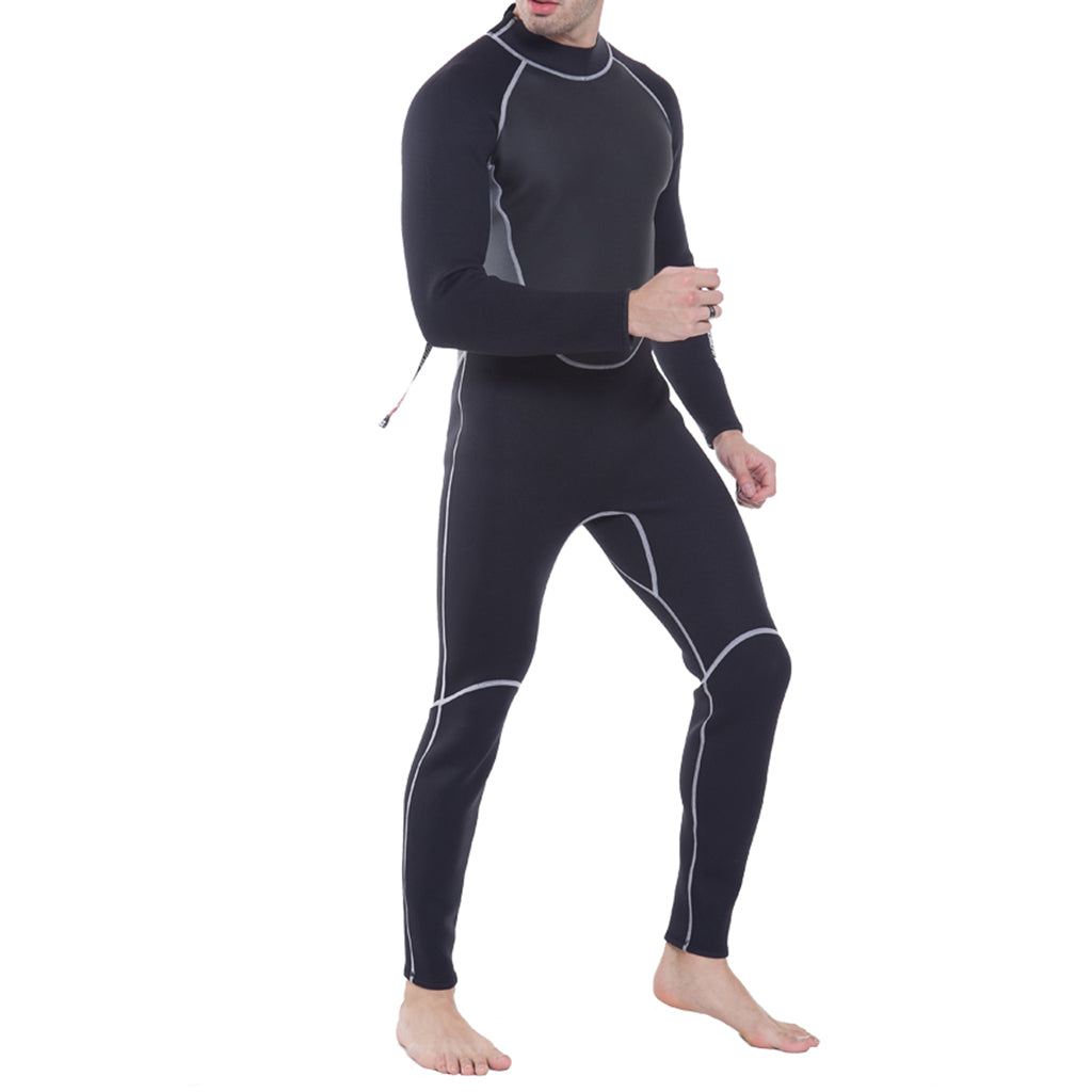 Stretchy Warm 3mm Neoprene Mens Full Body Wetsuit Dive Scuba Snorkeling 2XL