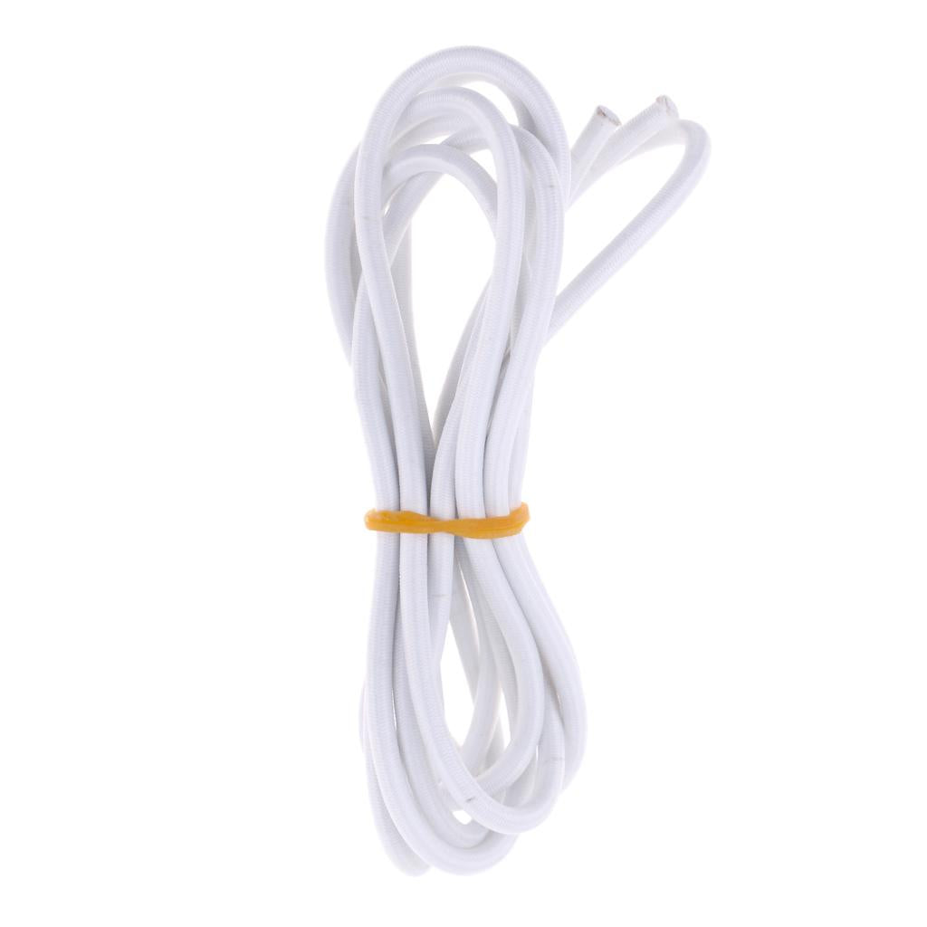 4x 4mm Elastic Bungee Rope Shock Cord Tie Down Boats Trailers 2m White