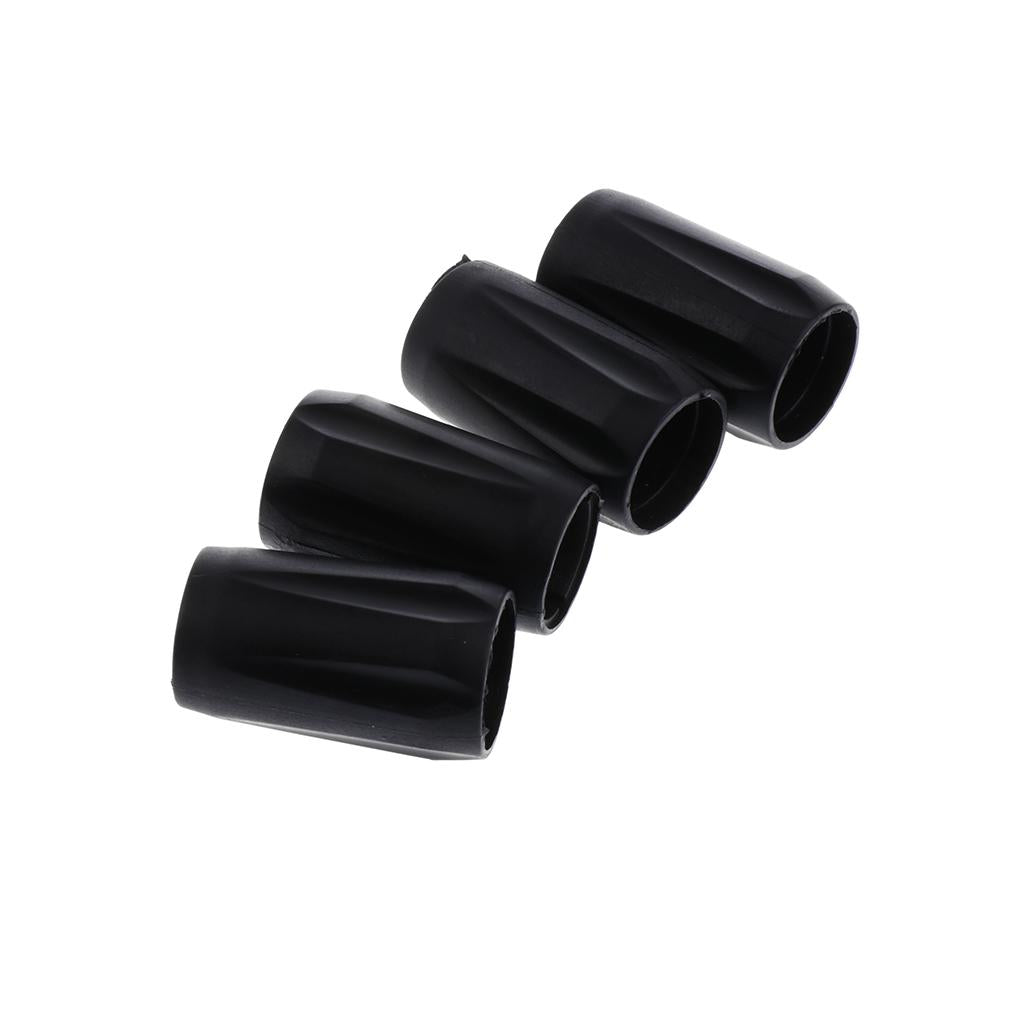 4x Plastic Walking Pole Tips Protector Replacement for Hiking Trekking 14mm