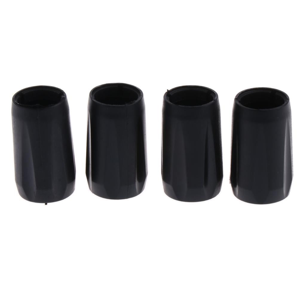 4x Plastic Walking Pole Tips Protector Replacement for Hiking Trekking 14mm