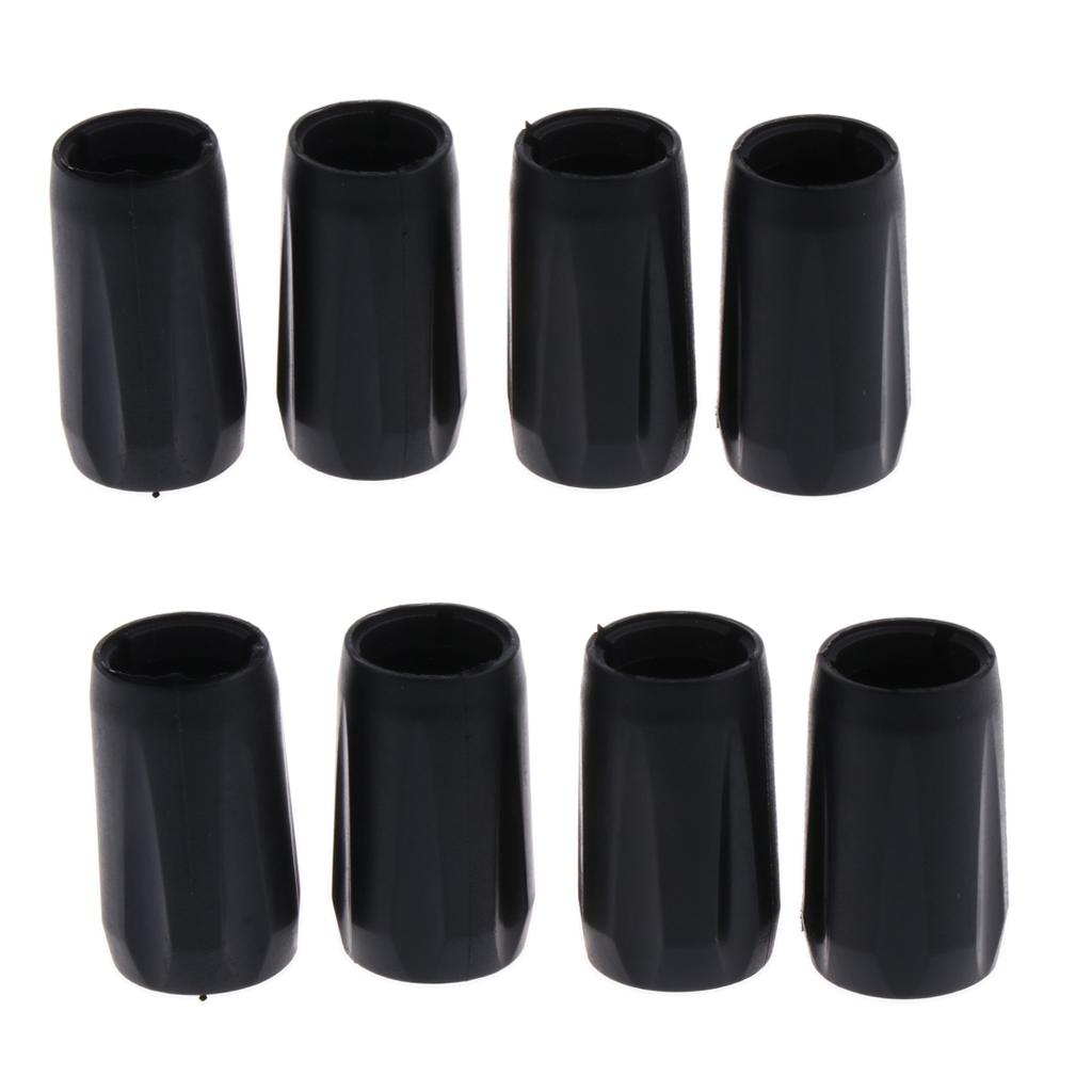 4x Plastic Walking Pole Tips Protector Replacement for Hiking Trekking 14mm