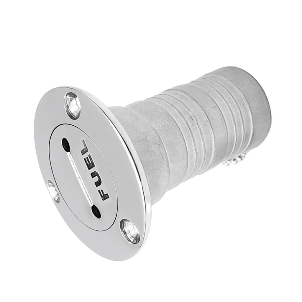 52mm Marine Boat Gas Fuel Tank Deck Fill Filler for Key 316 Stainless Steel