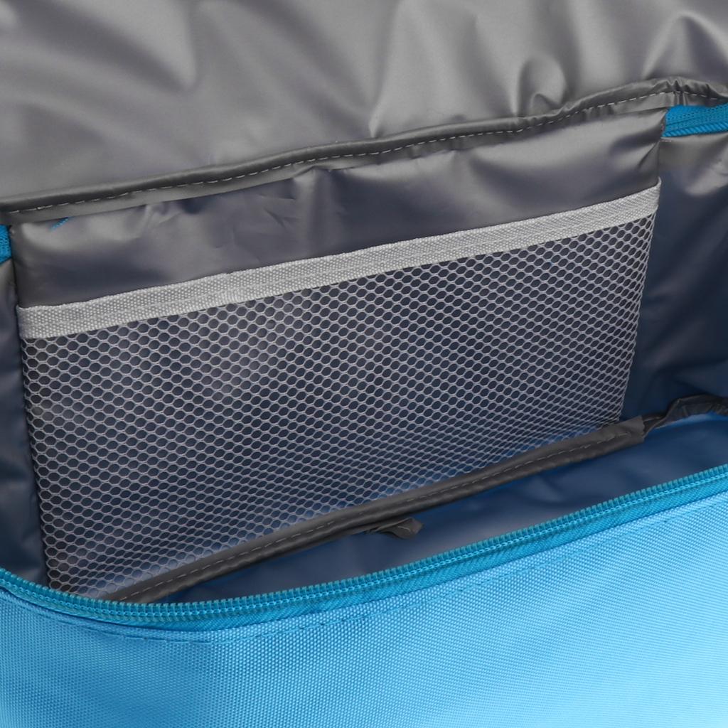 Portable Double Layer Insulated Bag Cooler Mesh Tote Picnic Beach Blue