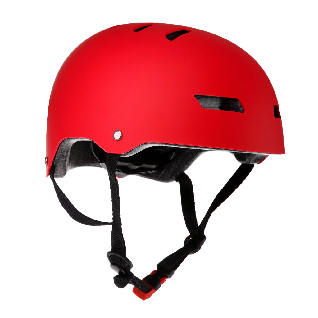 CE Approved Cycling Safety Helmet Scooter Skate Water Sport Ski Helmet Red