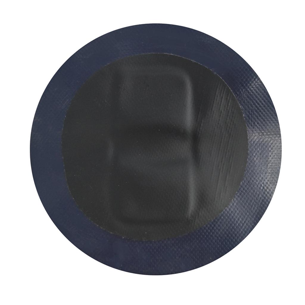 4 Pieces D-ring Pad Patch for Inflatable Boat Raft Dinghy Kayak Dark Blue