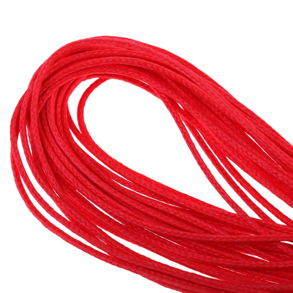 Tree Climbing Arborist Throw Line Fishing Camping Braid Rope 15m Red