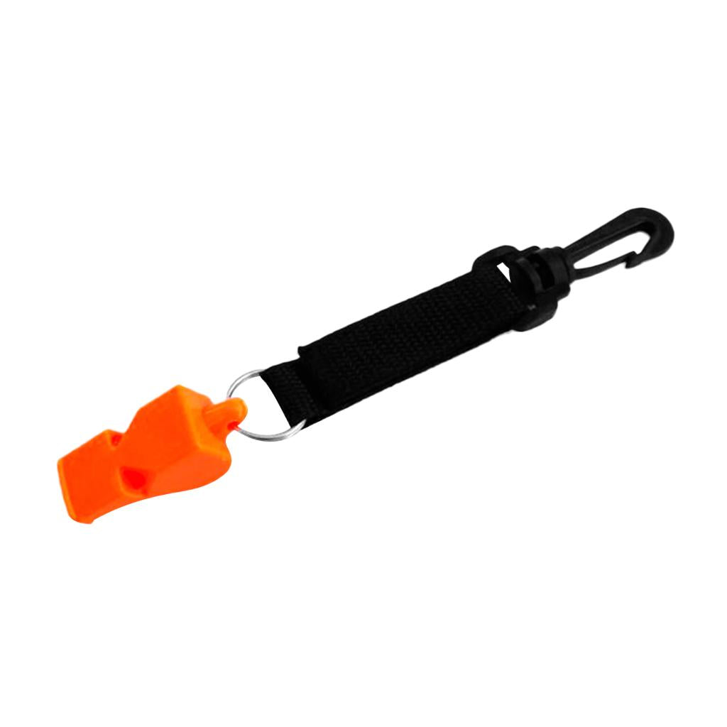Ultra-loud Emergency Scuba Dive Safety Whistle Outdoor Survival Gear Orange