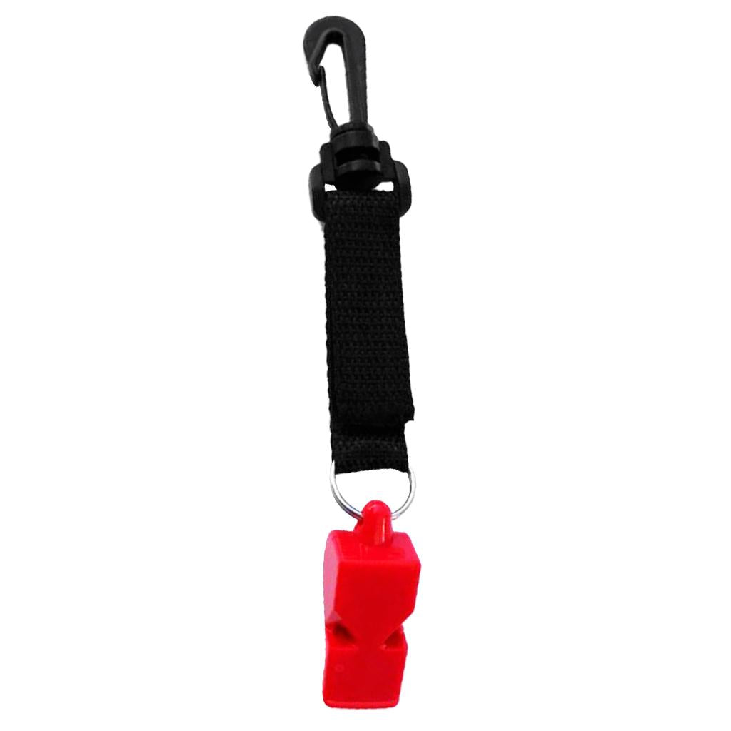 Ultra-loud Emergency Scuba Dive Safety Whistle Outdoor Survival Gear Red