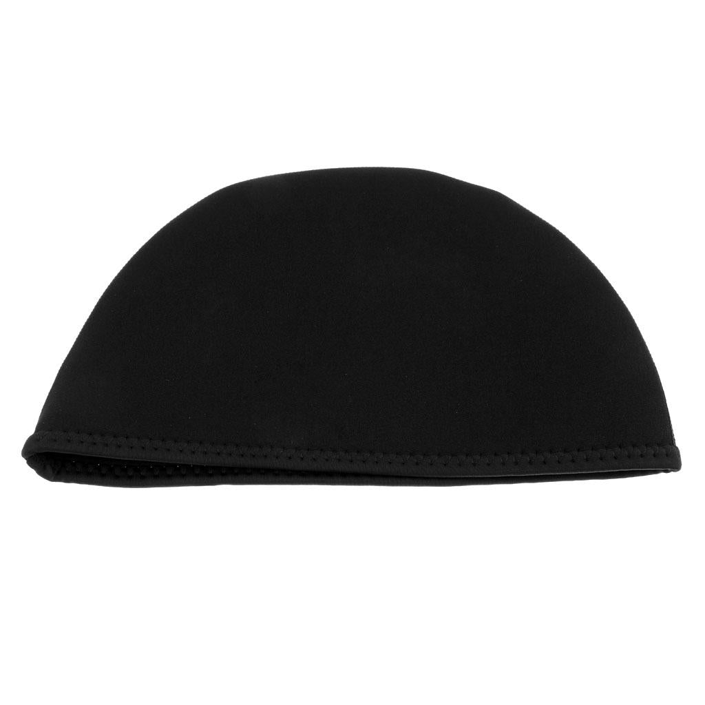 2mm Neoprene Beanie Hat Super Stretchy Warm Waterproof S 53 to 57cm Black