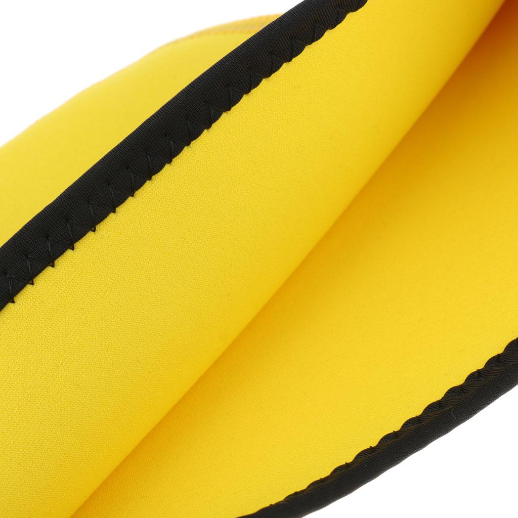 2mm Neoprene Beanie Hat Super Stretchy Warm Waterproof M 55 to 59cm Yellow