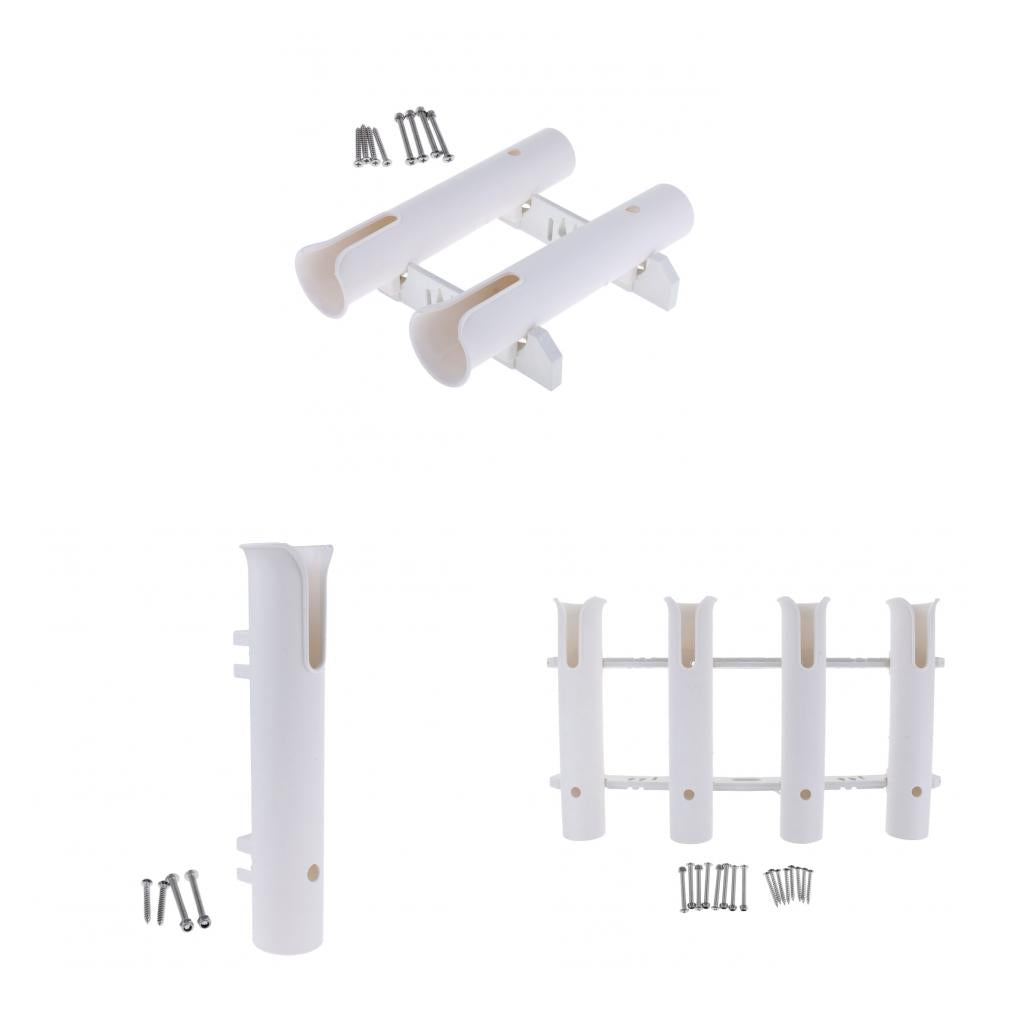 Marine Boat Yacht Vertical Fishing Rod Holder Rack Pole Rest Support 1 Tube