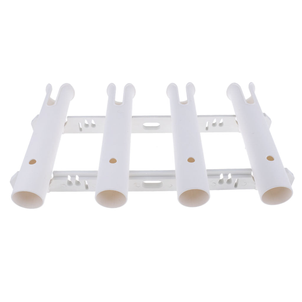 Marine Boat Yacht Vertical Fishing Rod Holder Rack Pole Rest Support 4 Tube