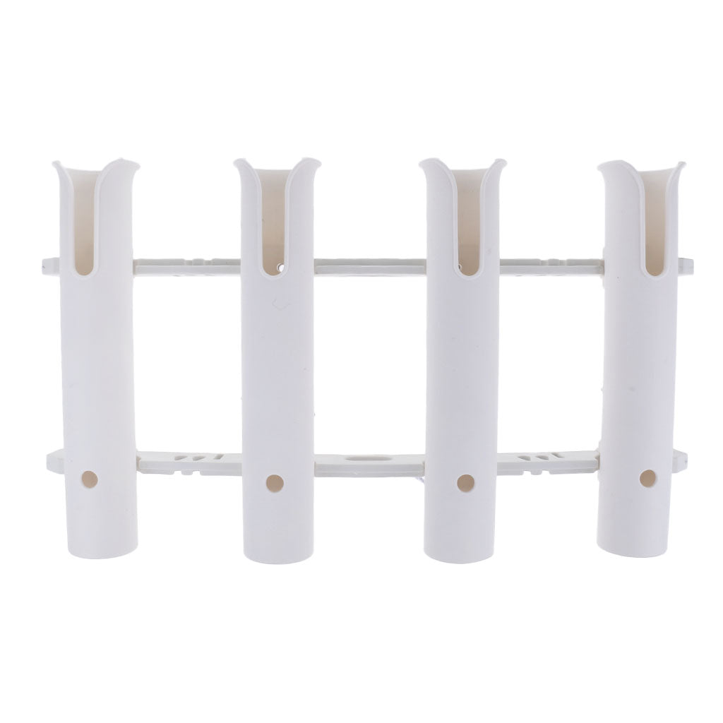 Marine Boat Yacht Vertical Fishing Rod Holder Rack Pole Rest Support 4 Tube