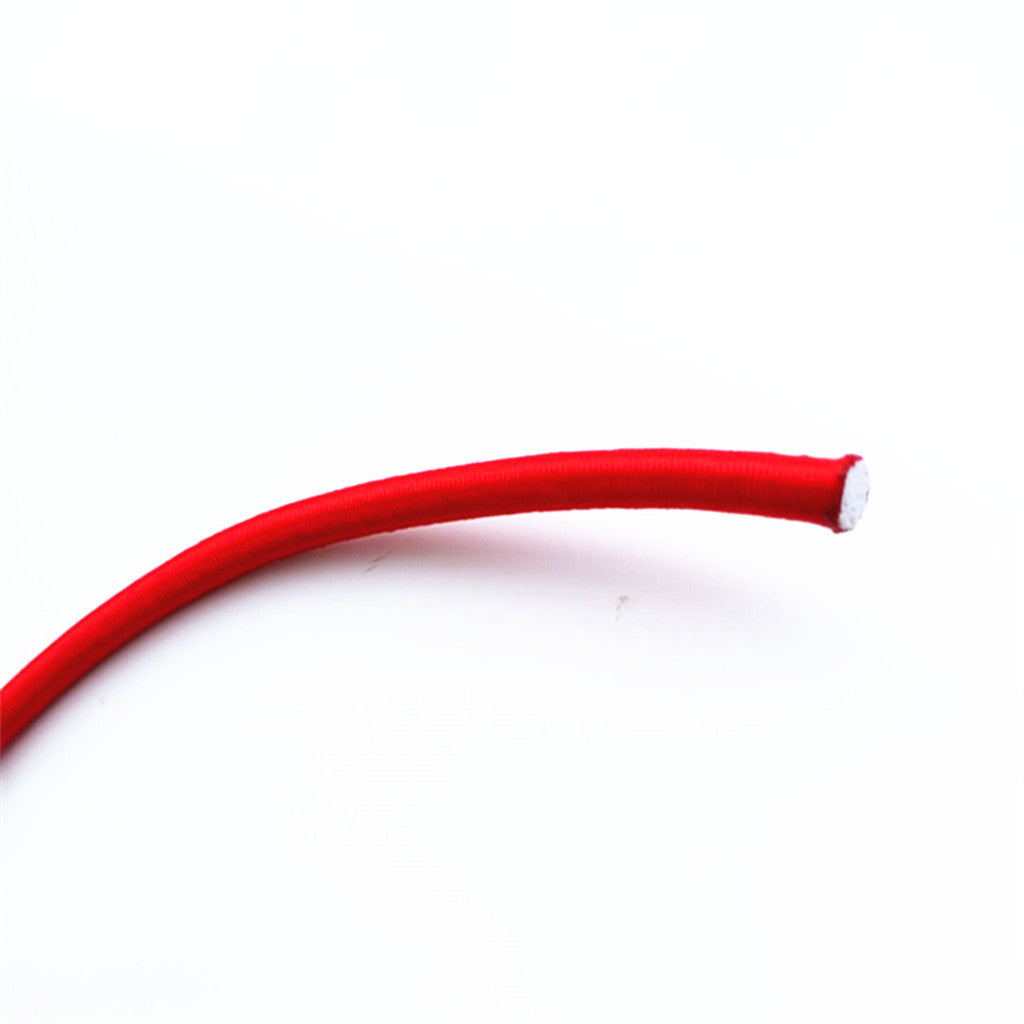 5mm Red Elastic Rubber Bungee Rope Shock Cord Tie Down Boats Trailers 20m