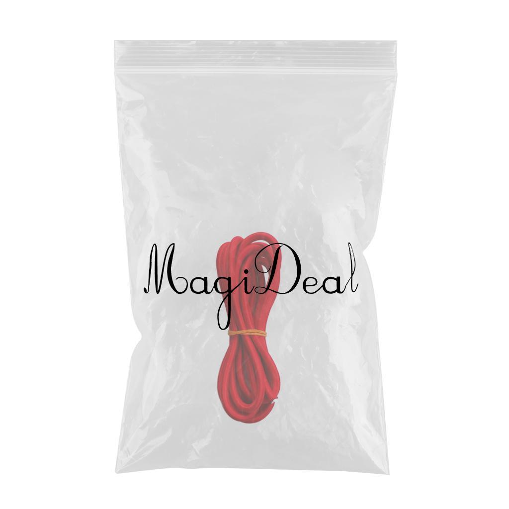 5mm Red Elastic Rubber Bungee Rope Shock Cord Tie Down Boats Trailers 300cm