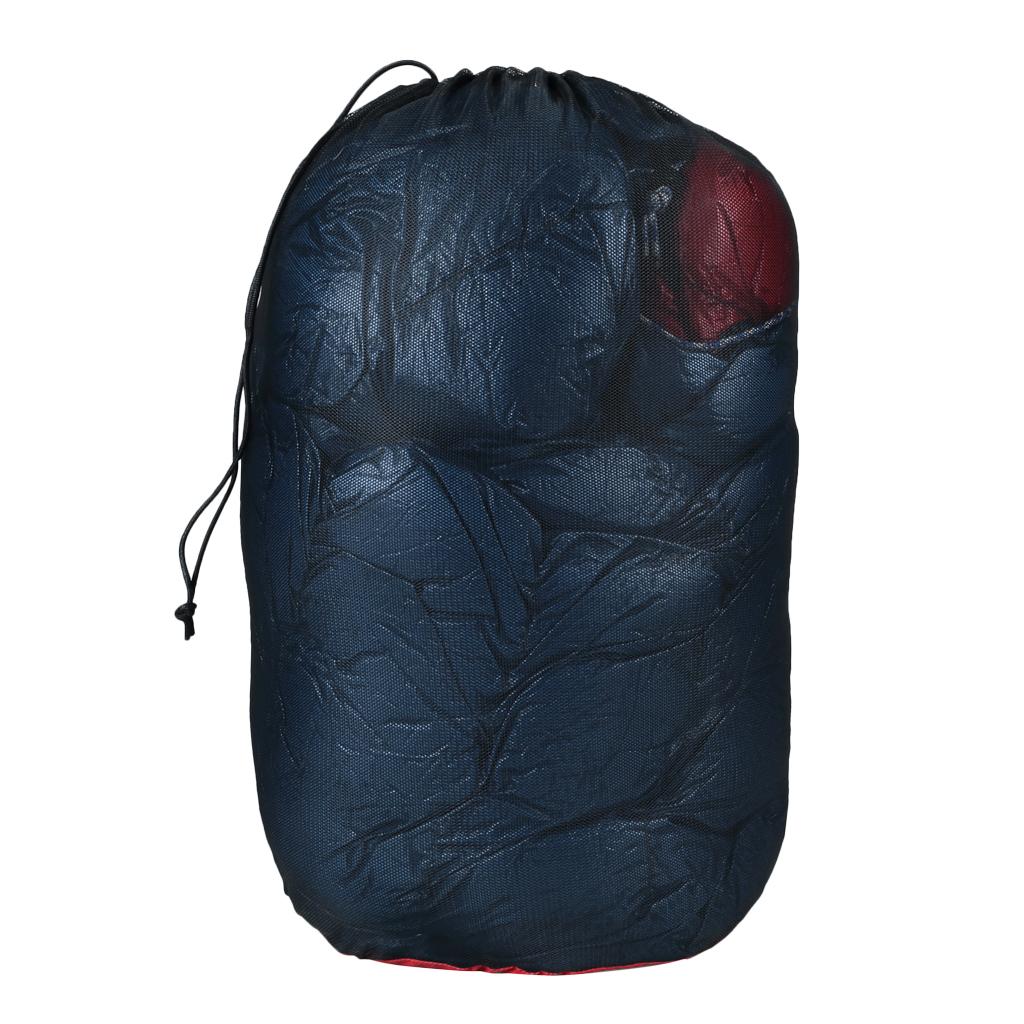 Ultra Light Mesh Stuff Sack Storage Bag for Tavel Camping Black
