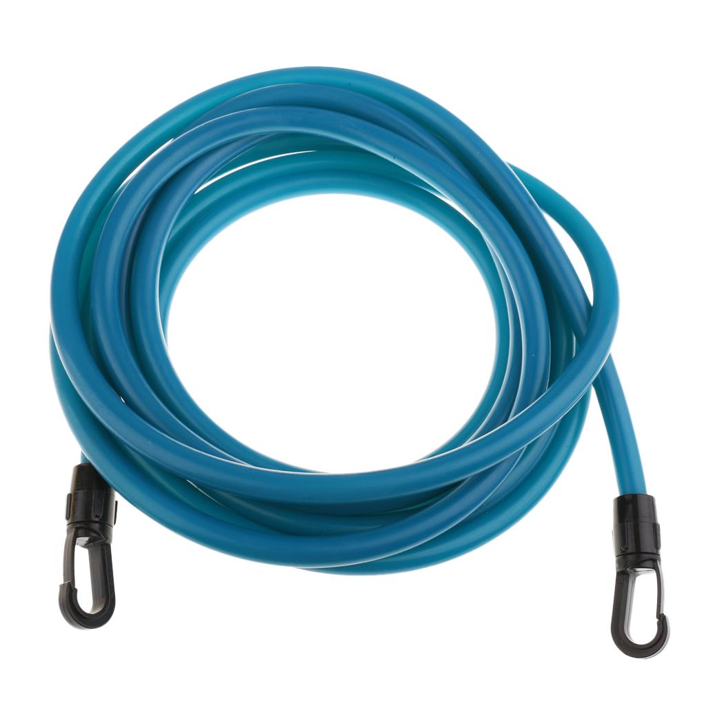 Swiming Training Kit Swim Resistance Belt with Drag Parachute Yellow + Blue