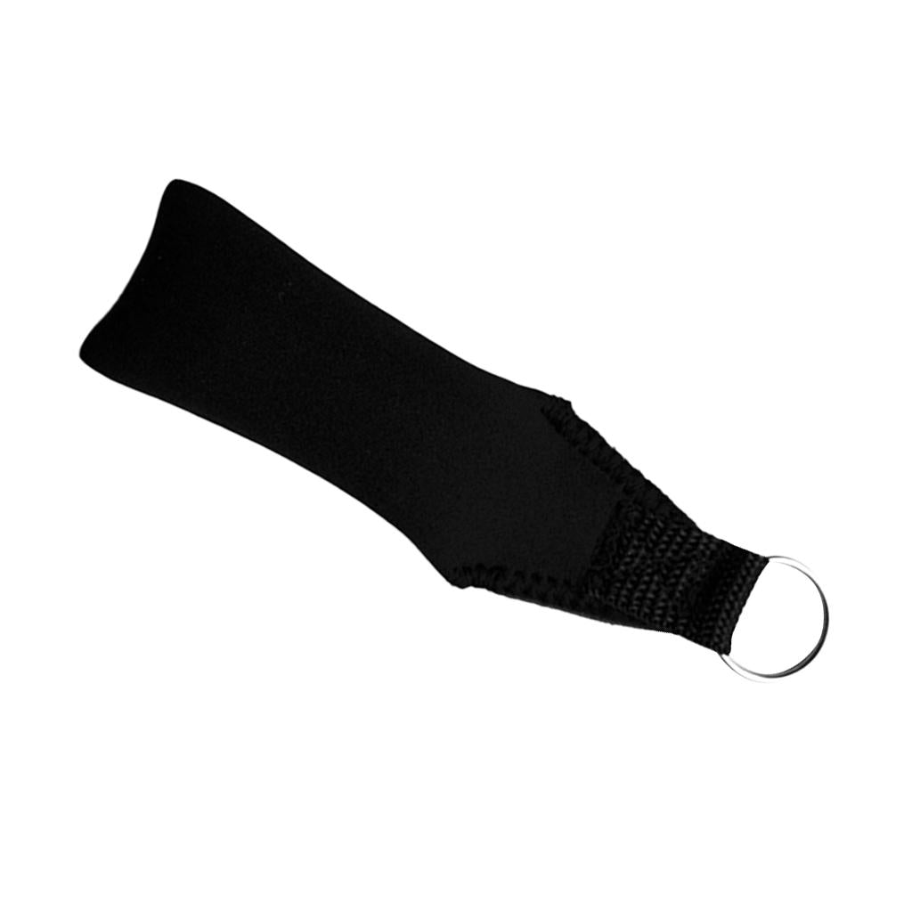 Rectangle Neoprene Floating Keyring for Boating Yachting Sailing Black