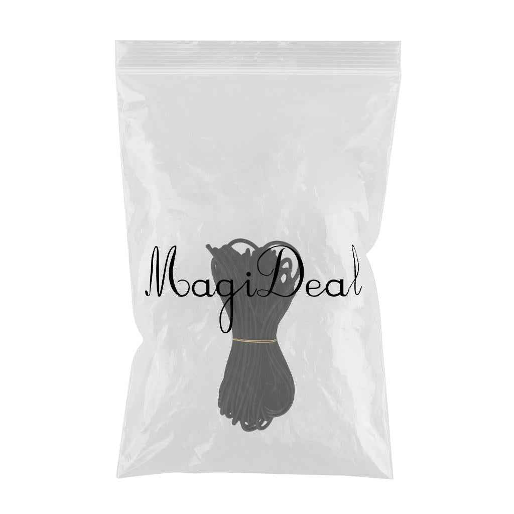 Multifunctional Strong Rubber Elastic Bungee Shock Cord Rope 5mmx2m Black