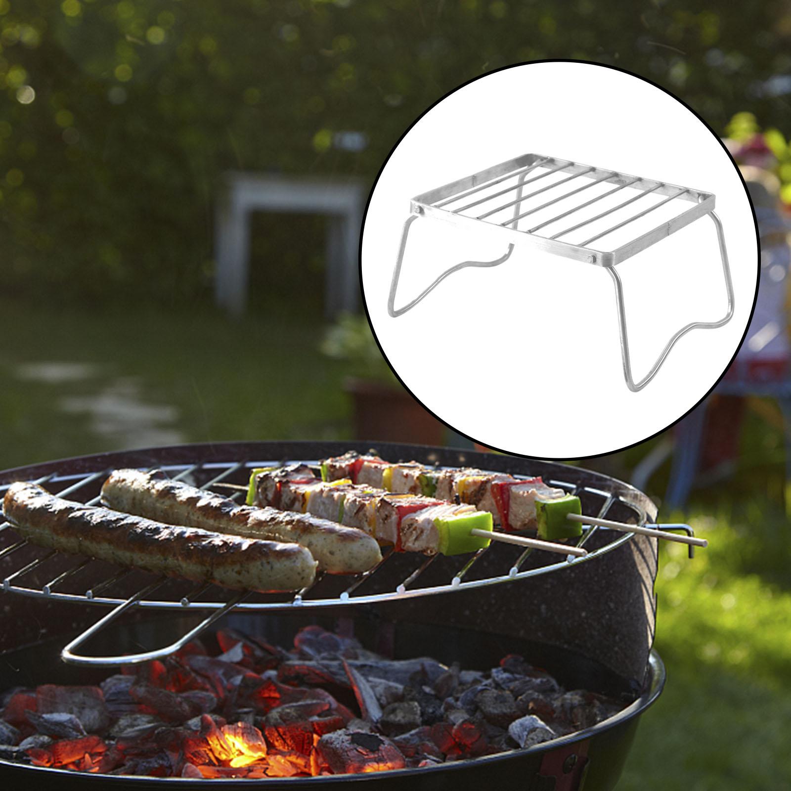Outdoor Stainless Steel Foldable Stove Stand Rack Camping Pot Bracket