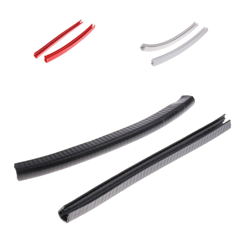 3 Pairs Rubber Skateboard Deck Nose Protection Strip Longboard Tail Guard