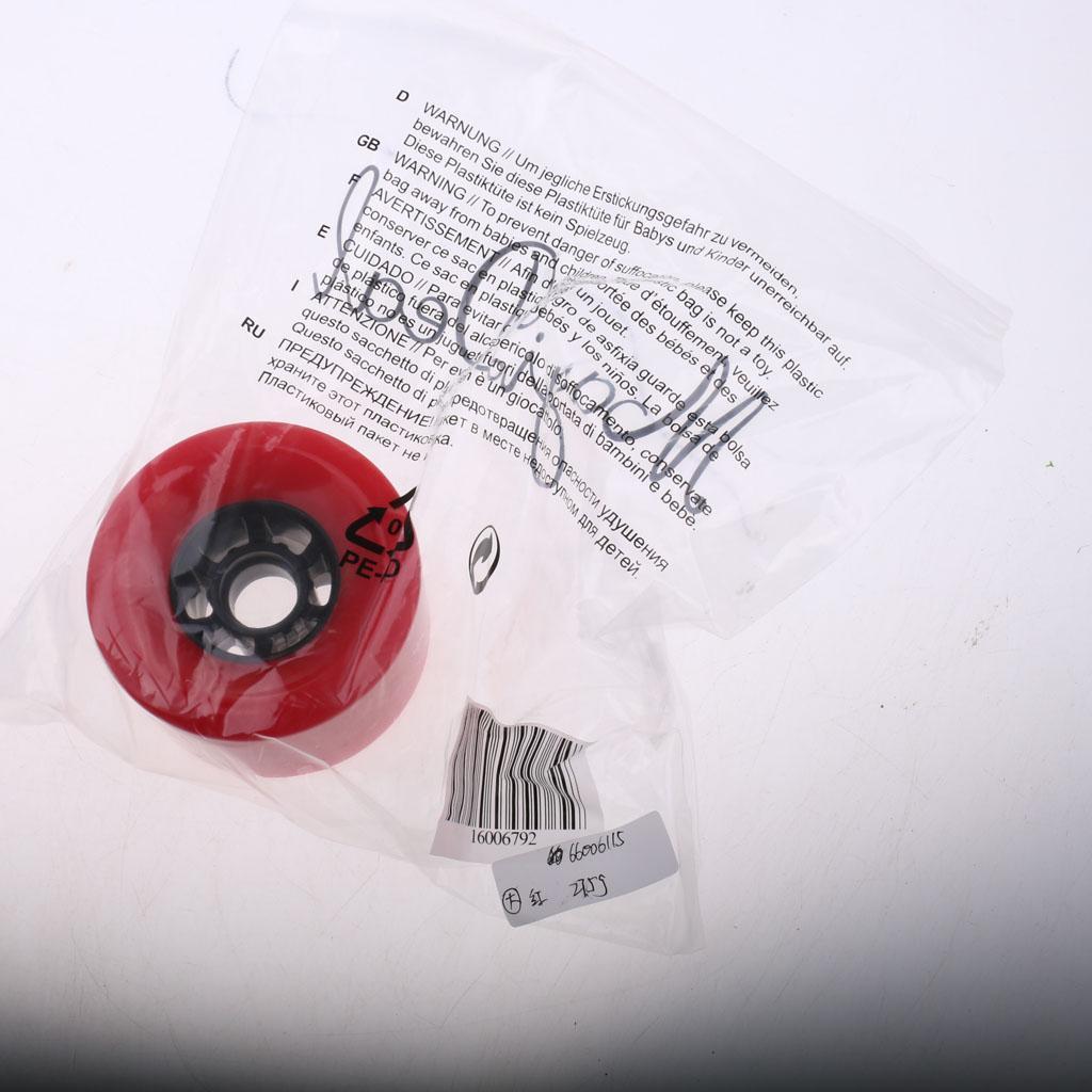 Solid Cruiser Longboard Skateboard High Elastic PU Wheel Shock Absorb Red