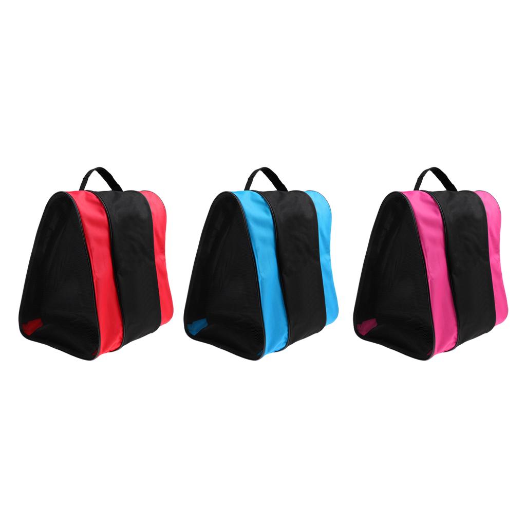 Inline Roller Skating Boots Bag Ice Skating Hockey Skate Shoulder /Hand Pink