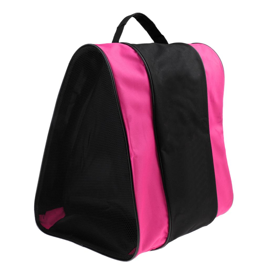 Inline Roller Skating Boots Bag Ice Skating Hockey Skate Shoulder /Hand Pink