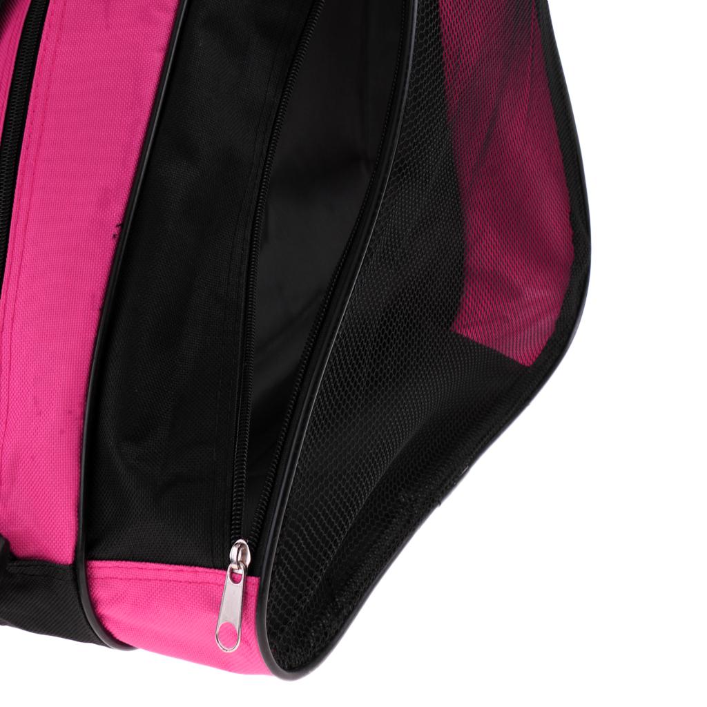 Inline Roller Skating Boots Bag Ice Skating Hockey Skate Shoulder /Hand Pink
