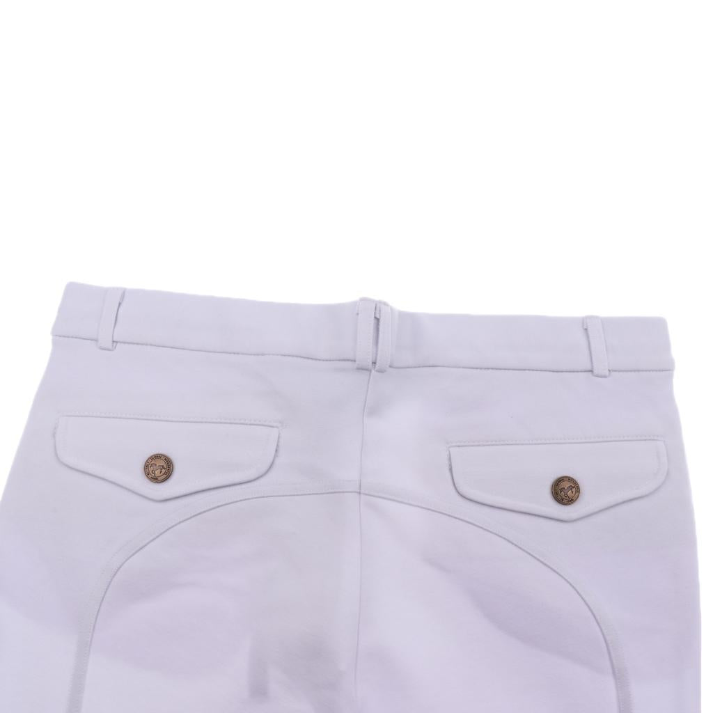 Men Women Horse Riding Breeches Jodhpurs Pants 36.6 inch waist White