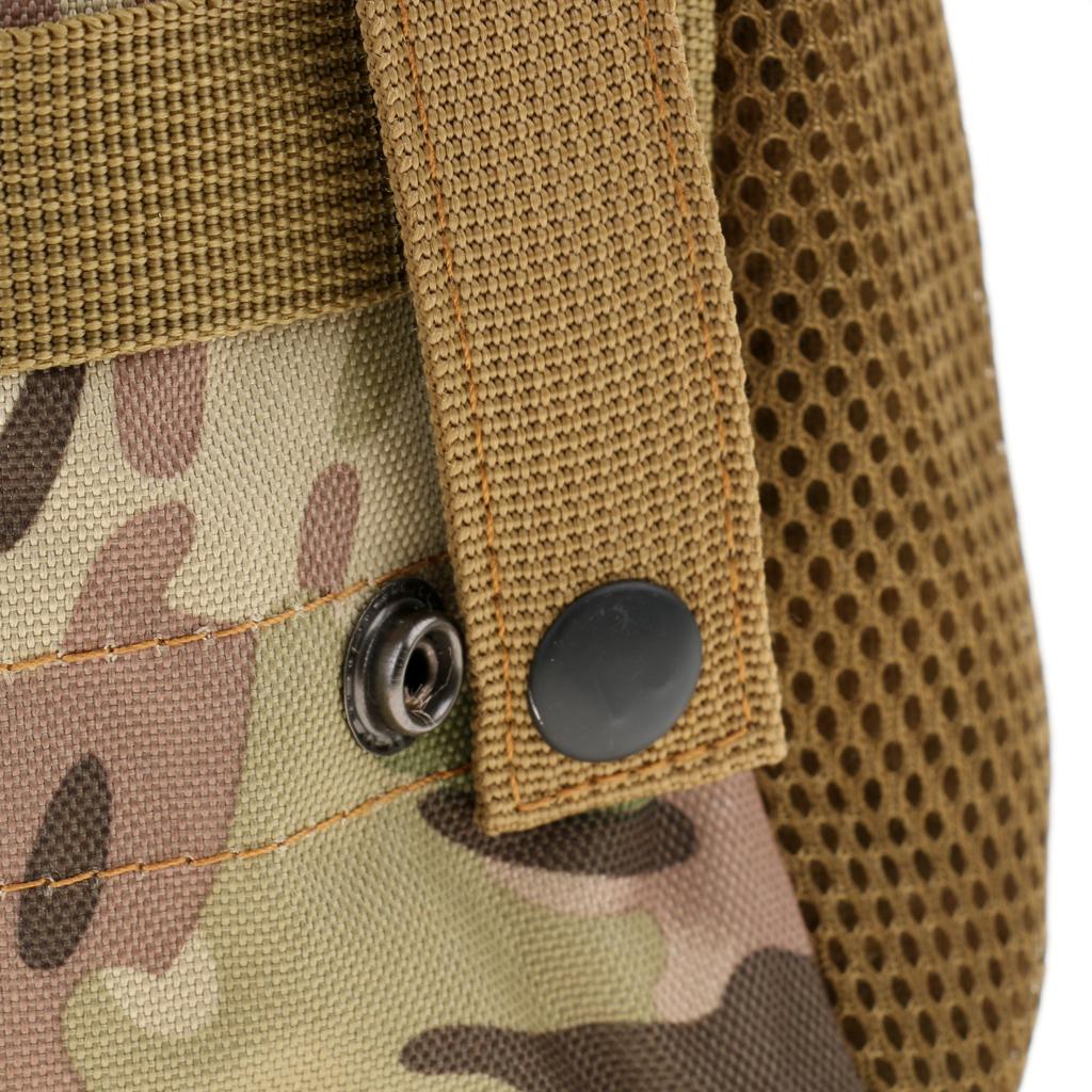 Tactical MOLLE Pouch Drawstring Dump Drop Bag CP Camo