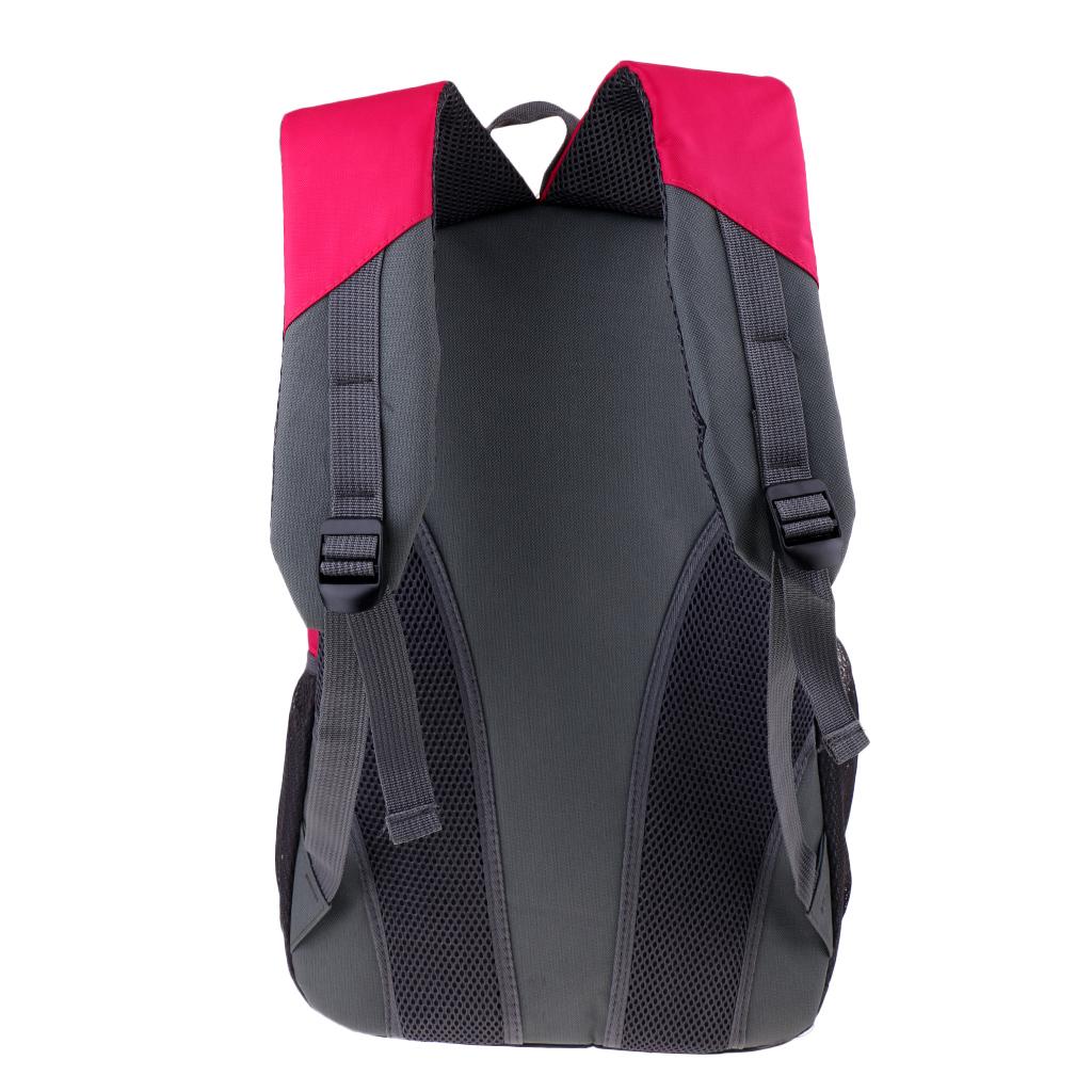 Outdoor Waterproof Hiking Backpack Climbing Travel Bag 20-35L Rose Red