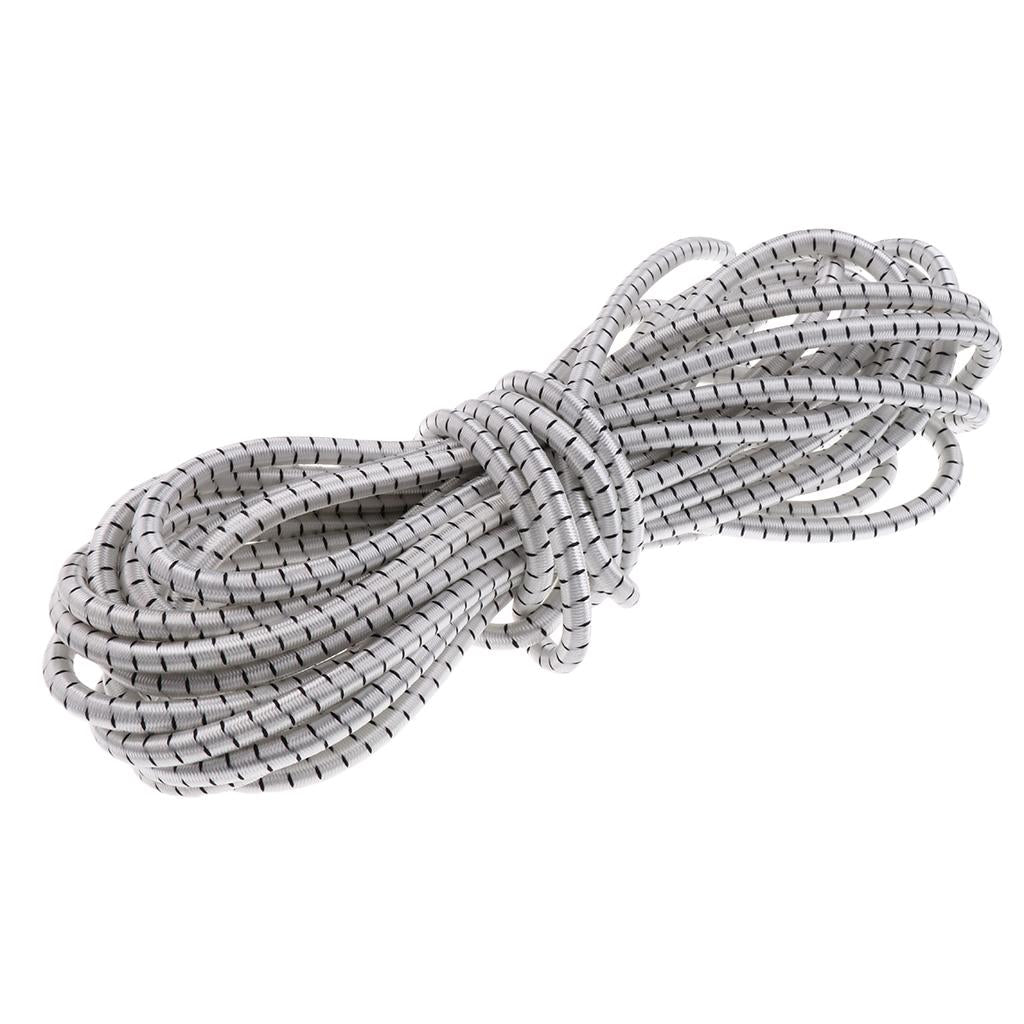 Flexible Shock Cord Elastic Bungee Rope Tie Down Stretch Rope 8mm 20m