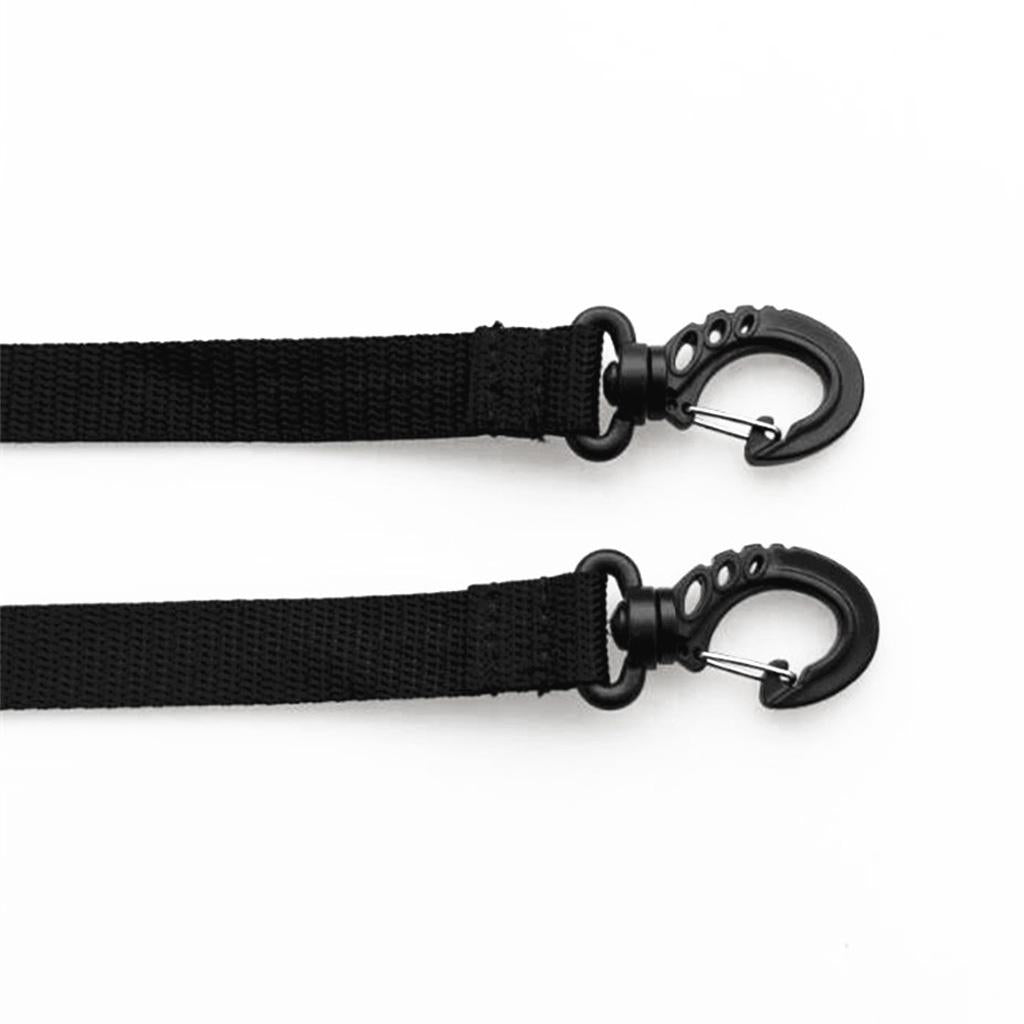 Snowboard Boot Carrier Straps Shoulder Leash for Ice Skates Ski Boot Black