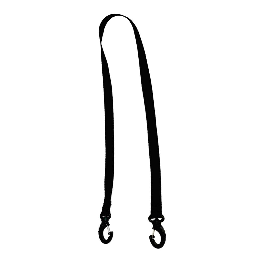 Snowboard Boot Carrier Straps Shoulder Leash for Ice Skates Ski Boot Black